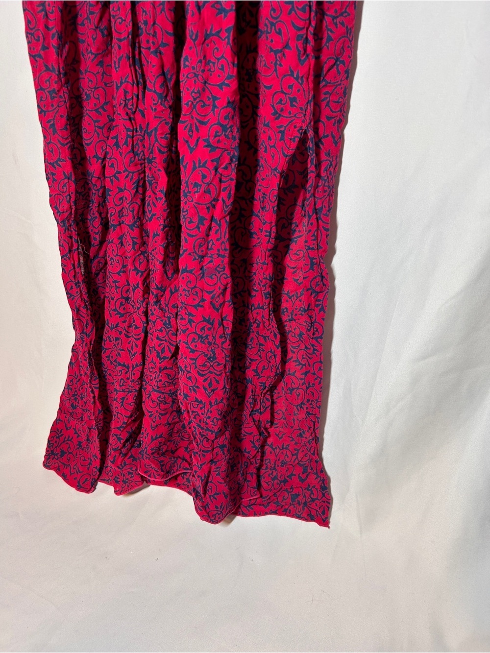 Bali Deep V Red and Black Floral Maxi Dress - Picture 3 of 8